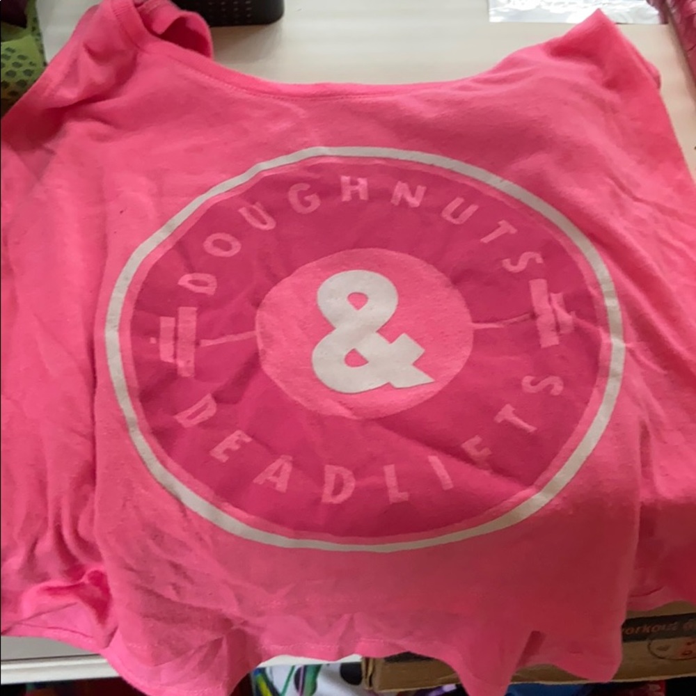 Pink workout tank